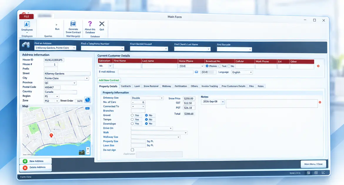 Microsoft Access Business Management Solution